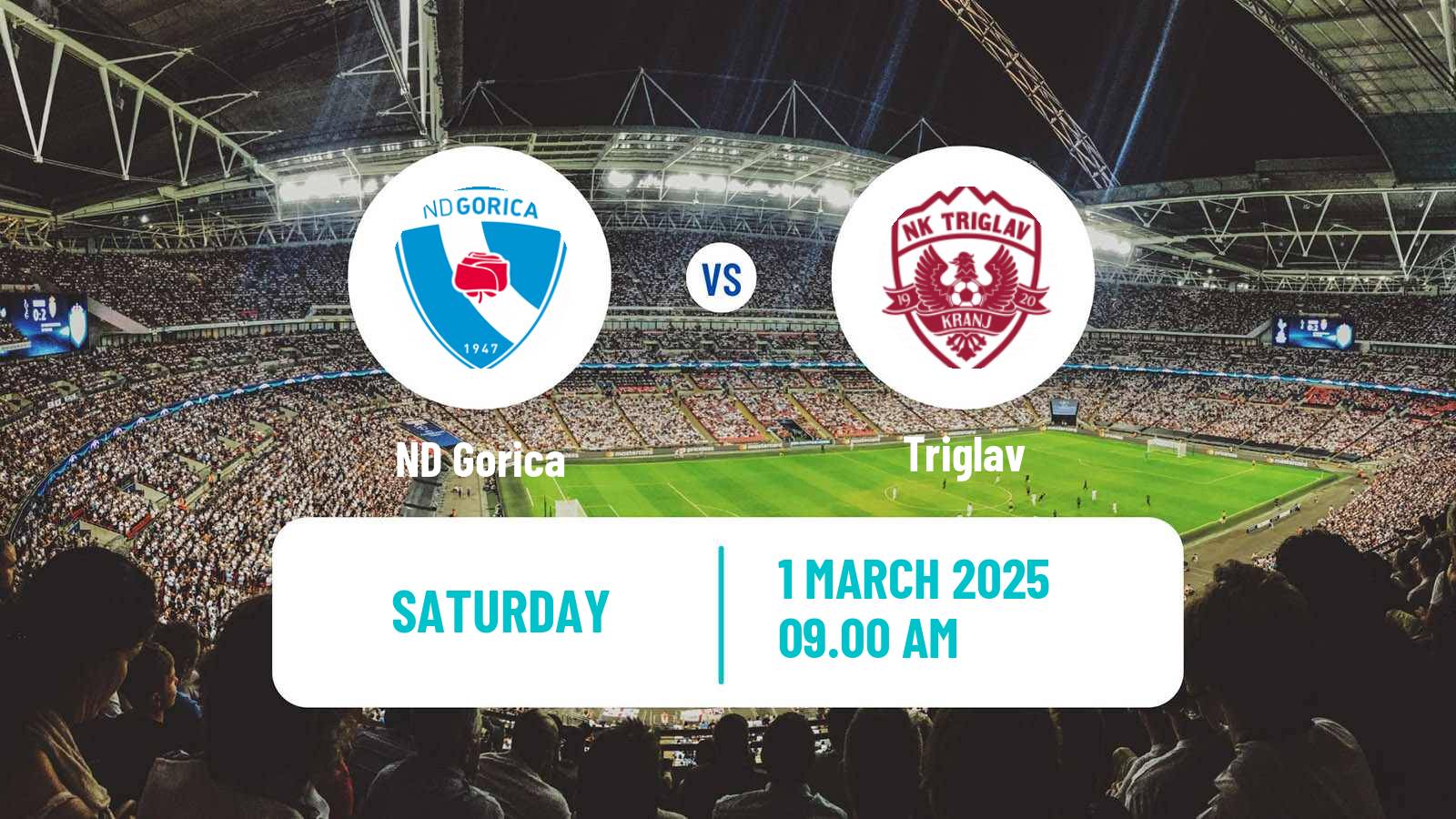 Soccer Slovenian 2 SNL Gorica - Triglav