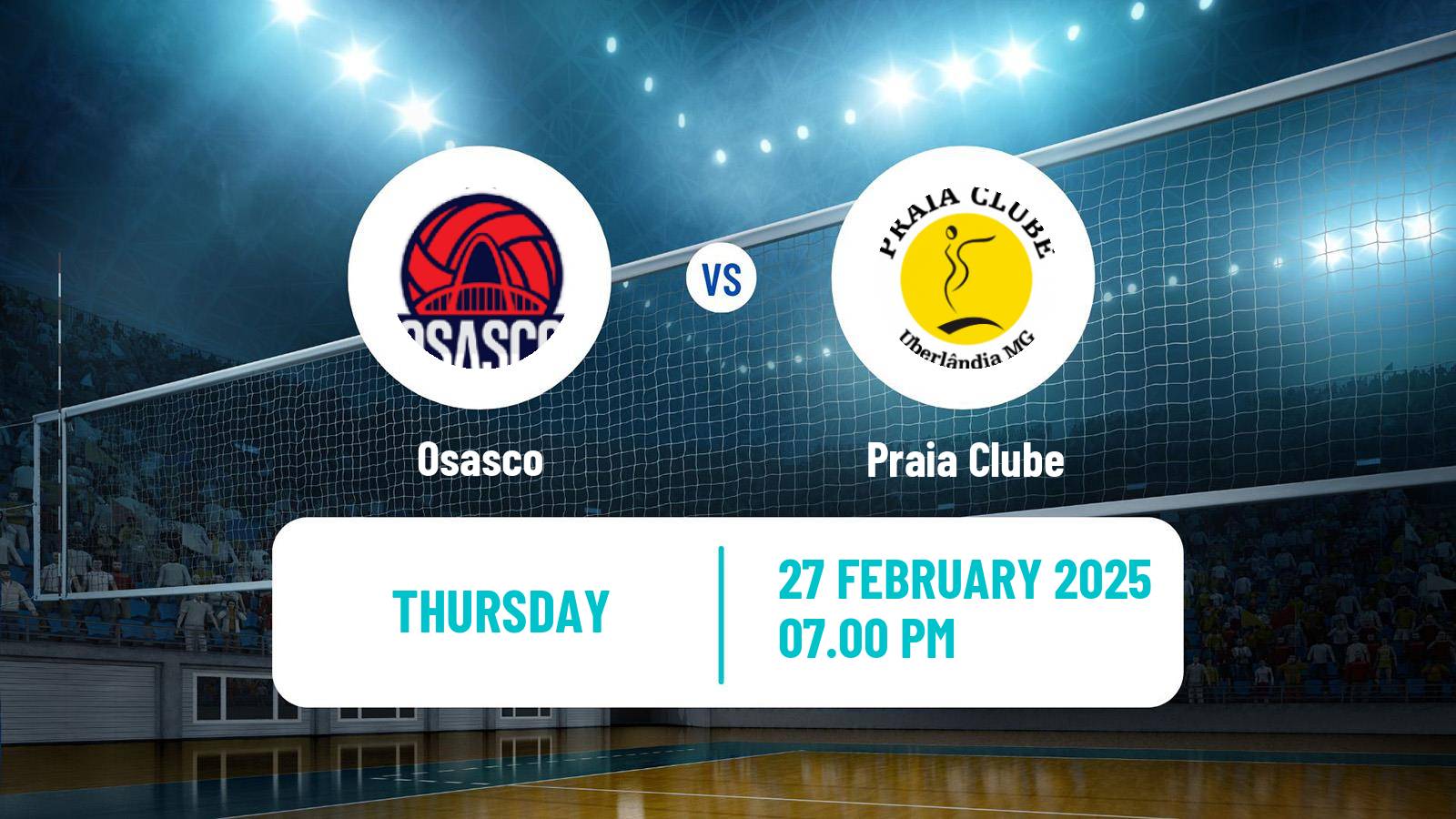 Volleyball Brazilian SuperLiga Volleyball Women Osasco - Praia Clube