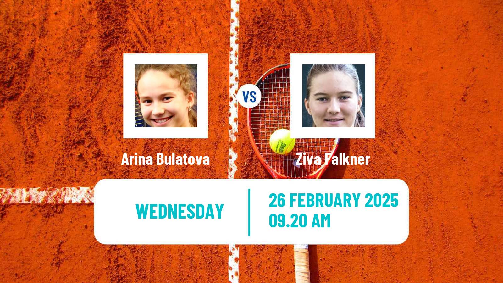 Tennis ITF W35 Antalya 3 Women Arina Bulatova - Ziva Falkner