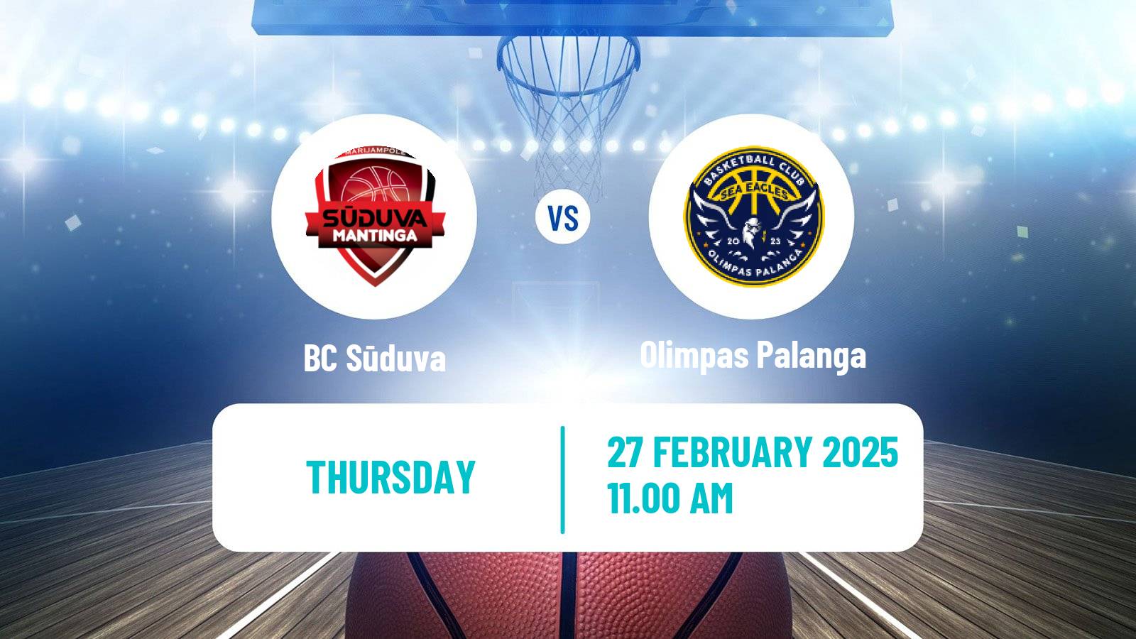Basketball Lietuvos NKL Sūduva - Olimpas Palanga