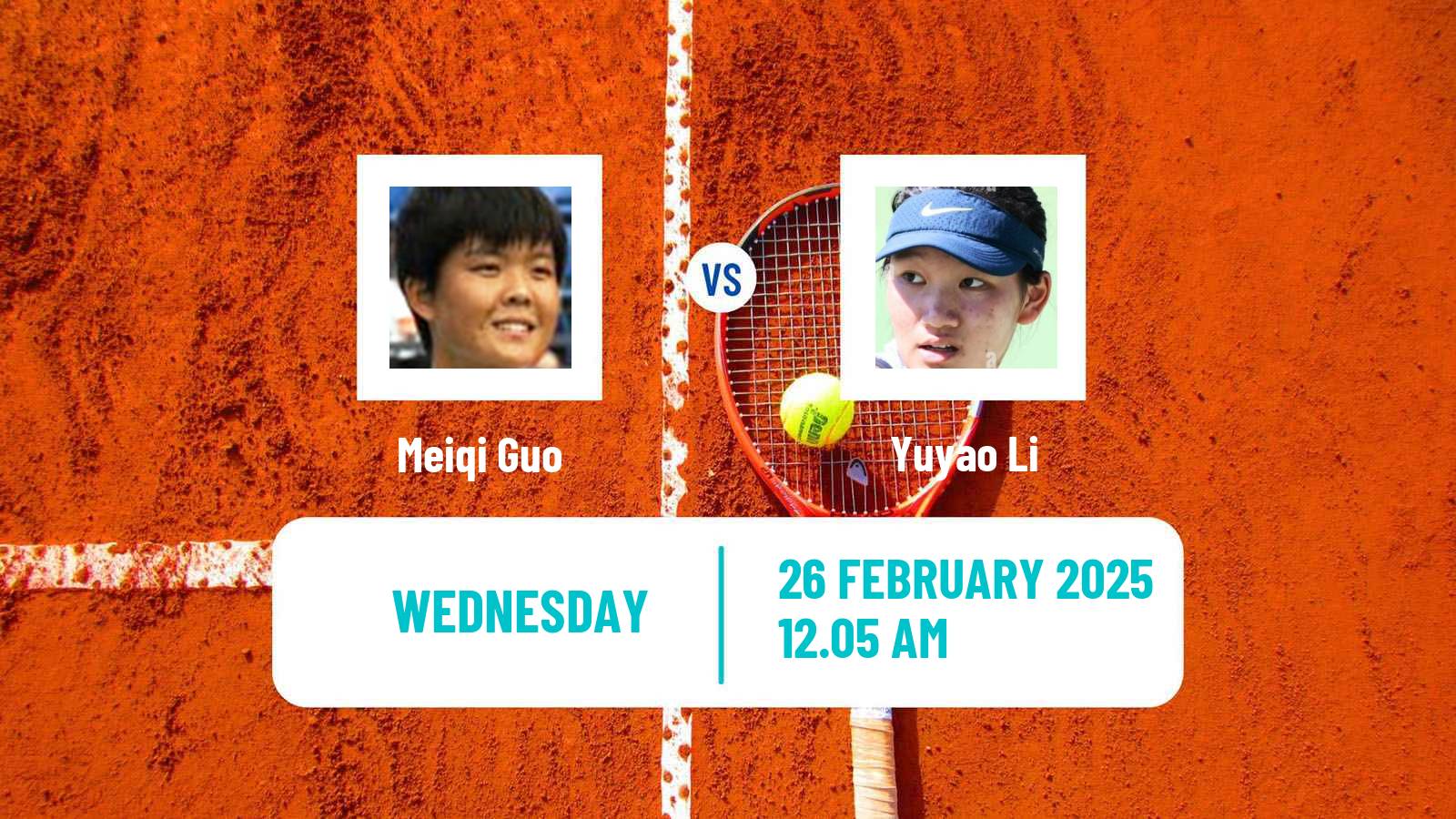 Tennis ITF W15 Maanshan Women Meiqi Guo - Yuyao Li