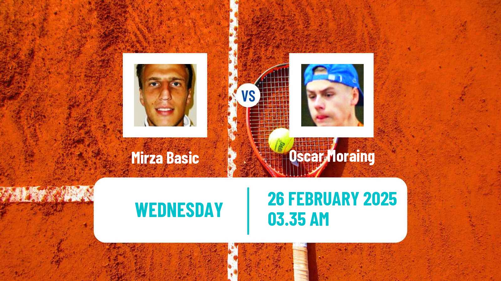 Tennis ITF M15 Antalya 6 Men Mirza Basic - Oscar Moraing