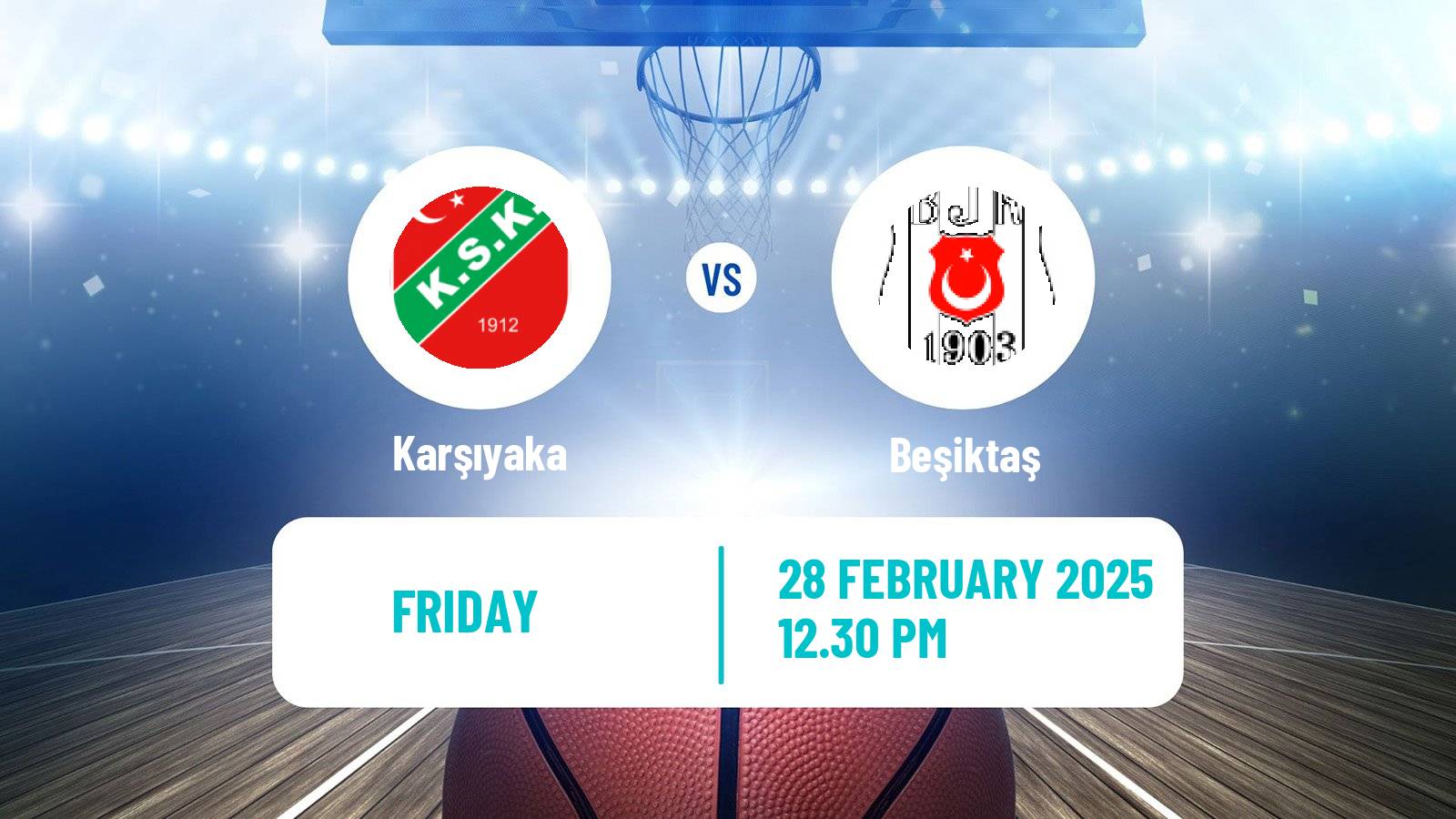 Basketball Turkish Basketball Super Ligi Karşıyaka - Beşiktaş
