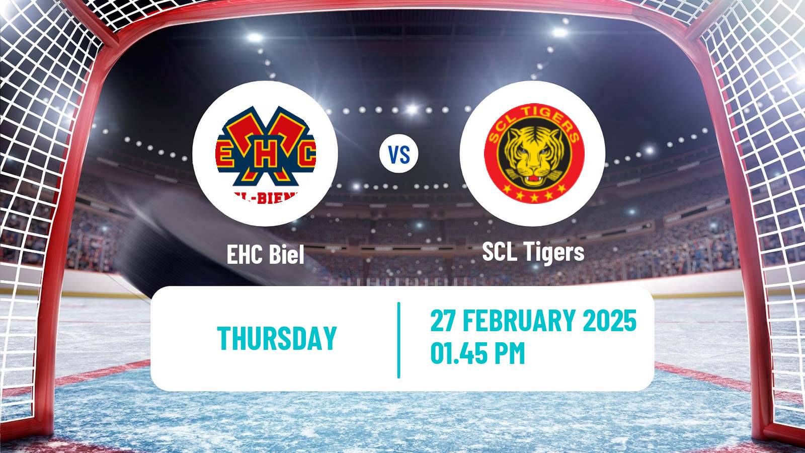 Hockey Swiss National League Hockey Biel - SCL Tigers