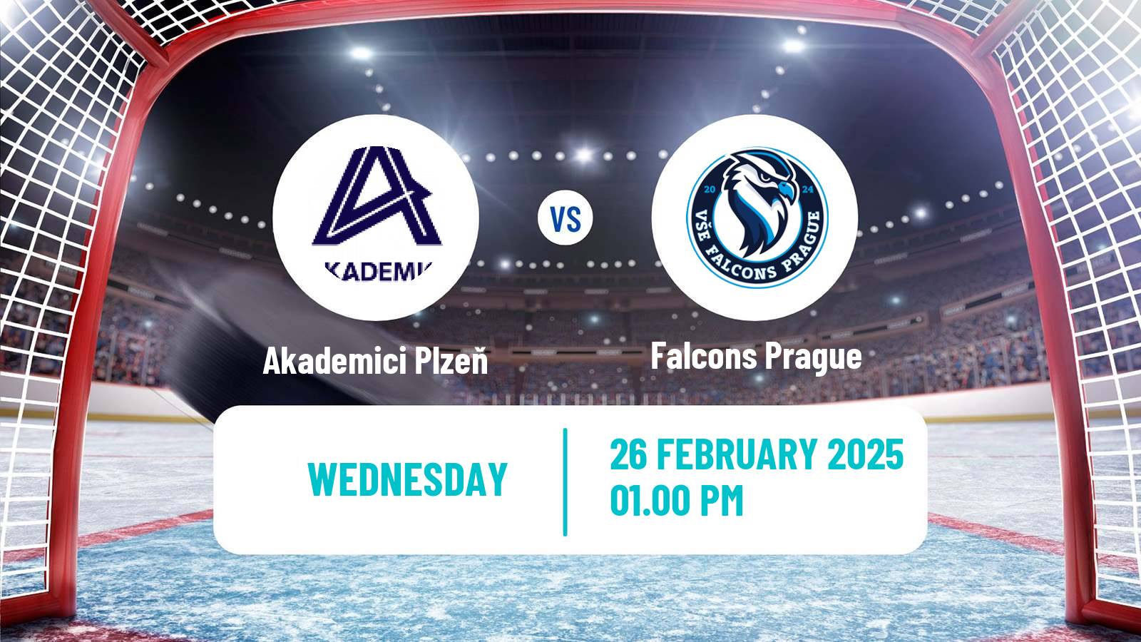 Hockey Czech ULLH Akademici Plzeň - Falcons Prague