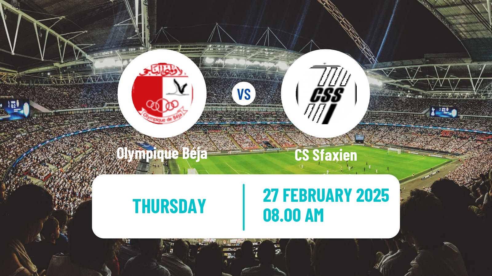 Soccer Tunisian Ligue Professionnelle 1 Olympique Béja - Sfaxien