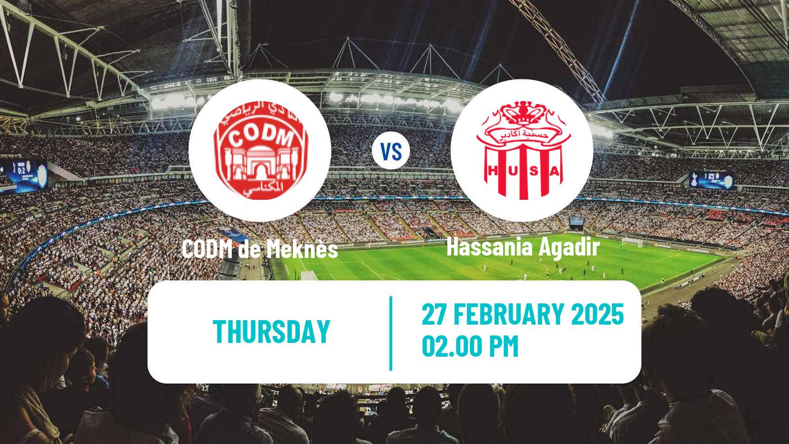 Soccer Moroccan Botola CODM de Meknès - Hassania Agadir