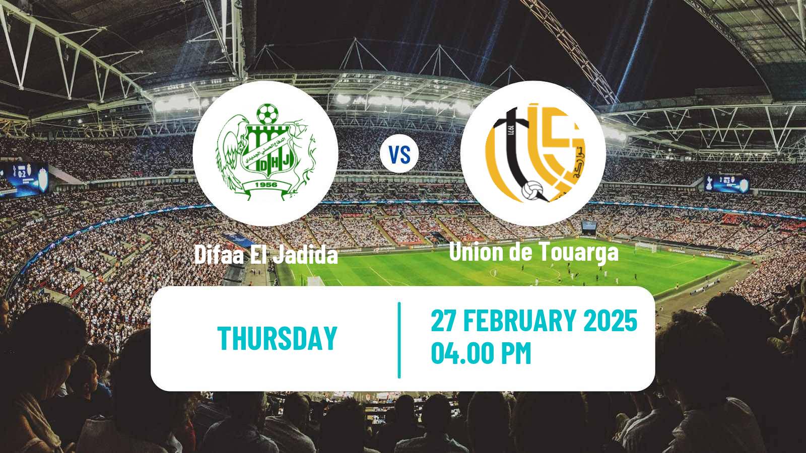 Soccer Moroccan Botola Difaa El Jadida - Union de Touarga