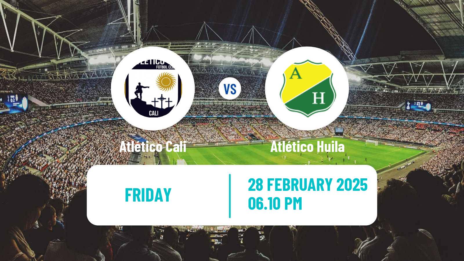 Soccer Colombian Primera B Atlético Cali - Atlético Huila