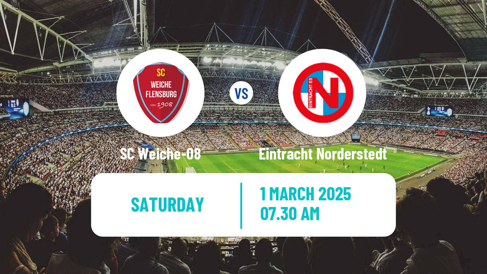 Soccer German Regionalliga North SC Weiche-08 - Eintracht Norderstedt