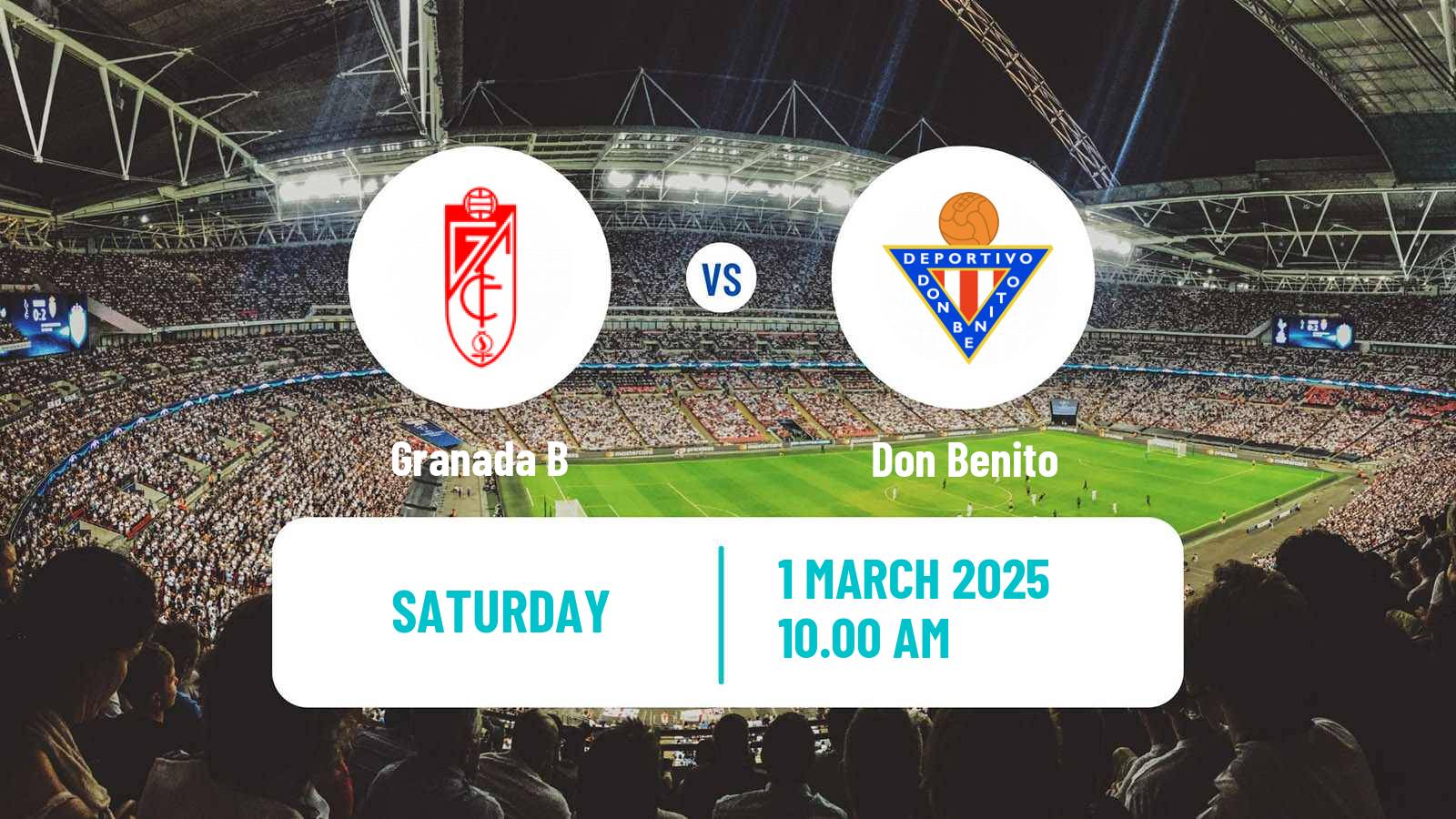 Soccer Spanish Segunda RFEF - Group 4 Granada B - Don Benito