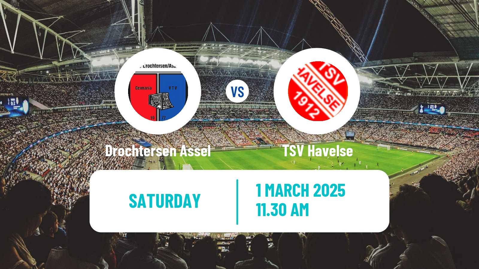 Soccer German Regionalliga North Drochtersen Assel - TSV Havelse