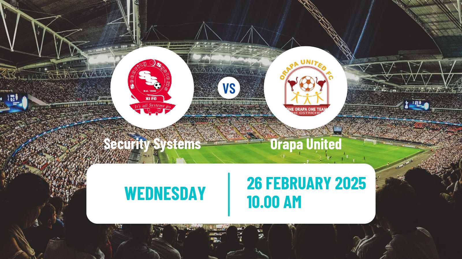 Soccer Botswana Premier League Security Systems - Orapa United