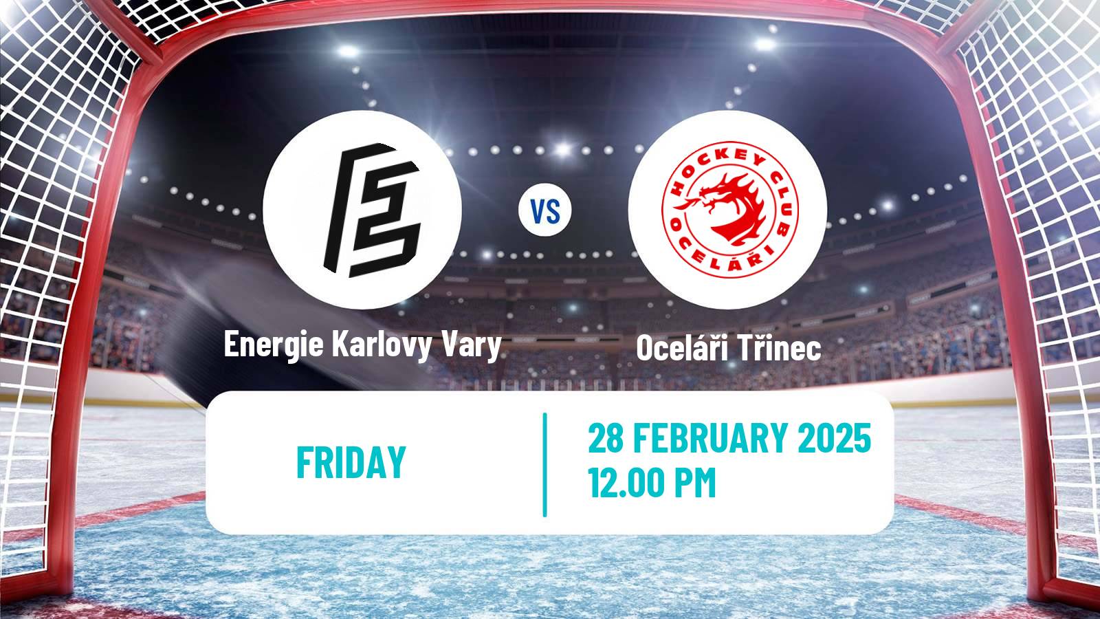 Hockey Czech Extraliga Energie Karlovy Vary - Oceláři Třinec