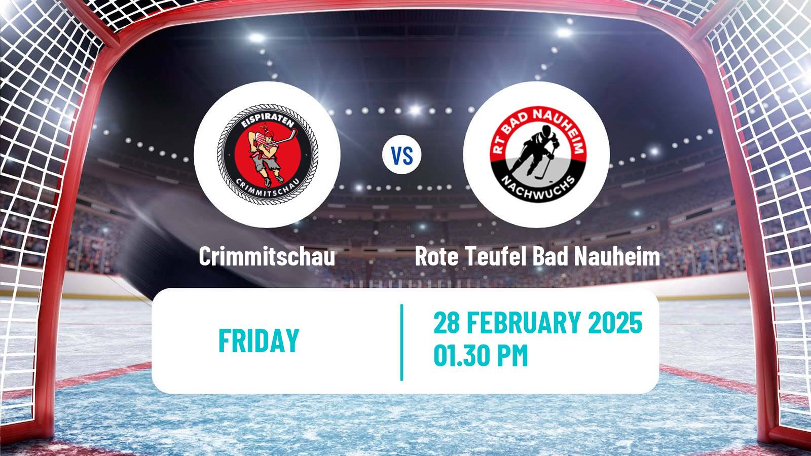 Hockey German DEL2 Crimmitschau - Rote Teufel Bad Nauheim
