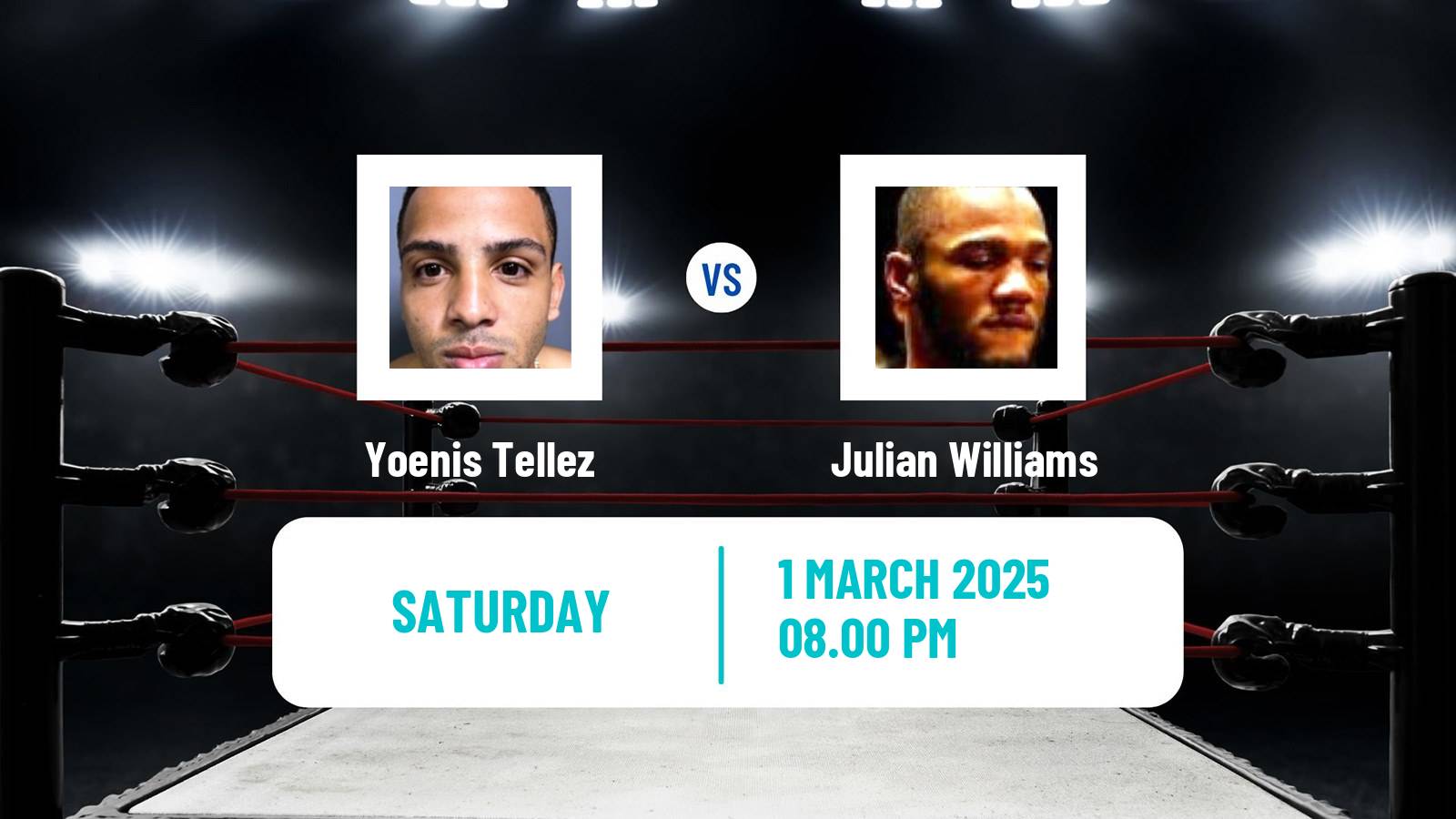 Boxing Super Welterweight Others Matches Men Yoenis Tellez - Julian Williams