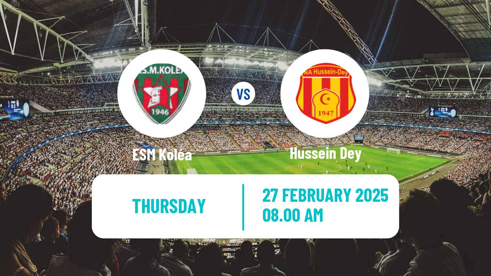 Football Algerian Ligue 2 Koléa - Hussein Dey