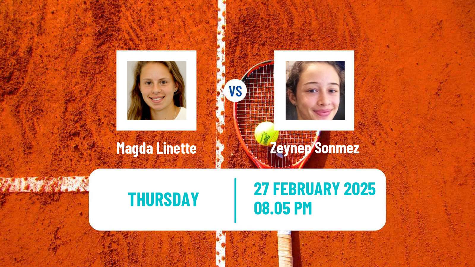 Tennis WTA Merida Magda Linette - Zeynep Sonmez