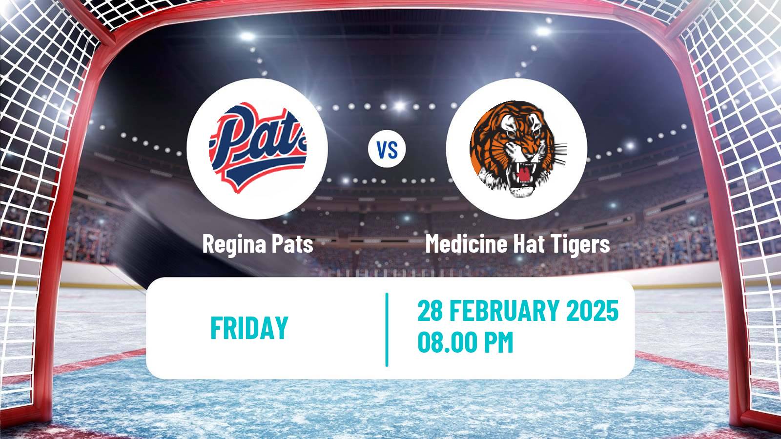 Hockey WHL Regina Pats - Medicine Hat Tigers