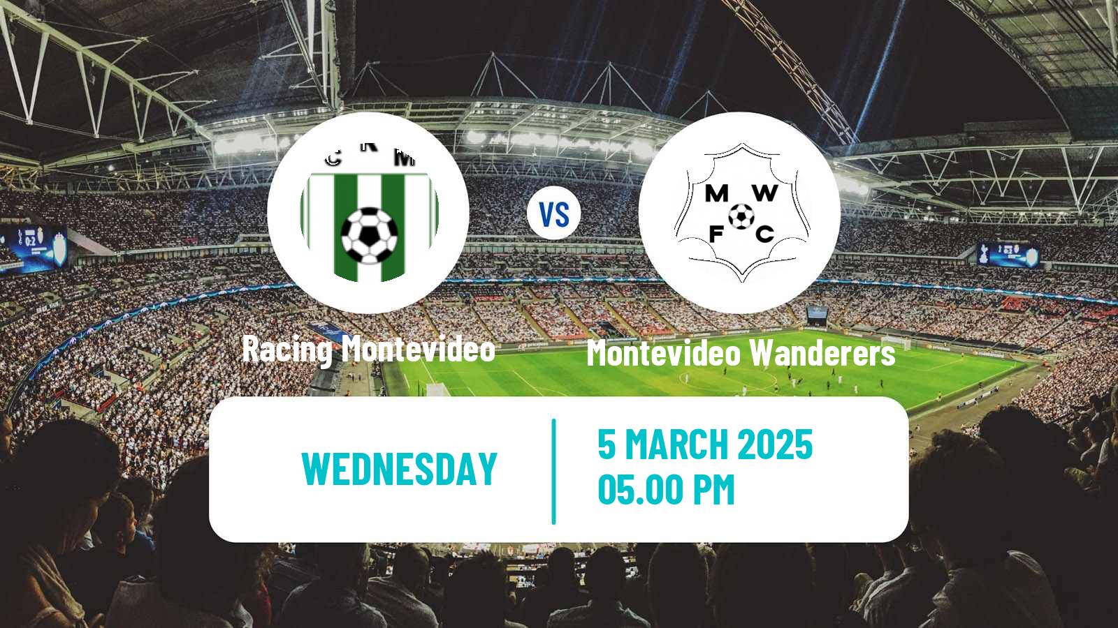 Soccer Copa Sudamericana Racing Montevideo - Montevideo Wanderers
