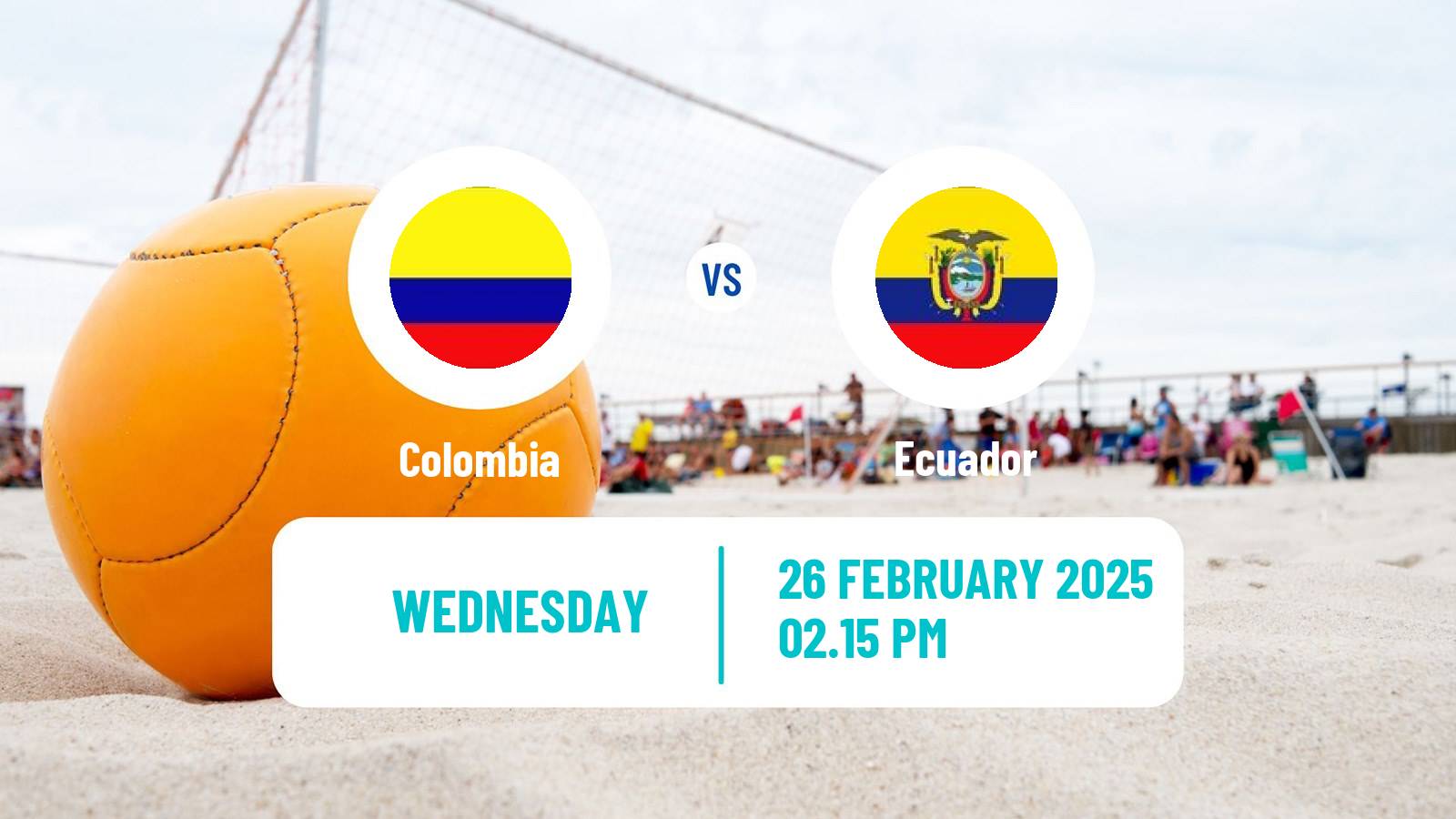 Beach soccer Copa America Colombia - Ecuador
