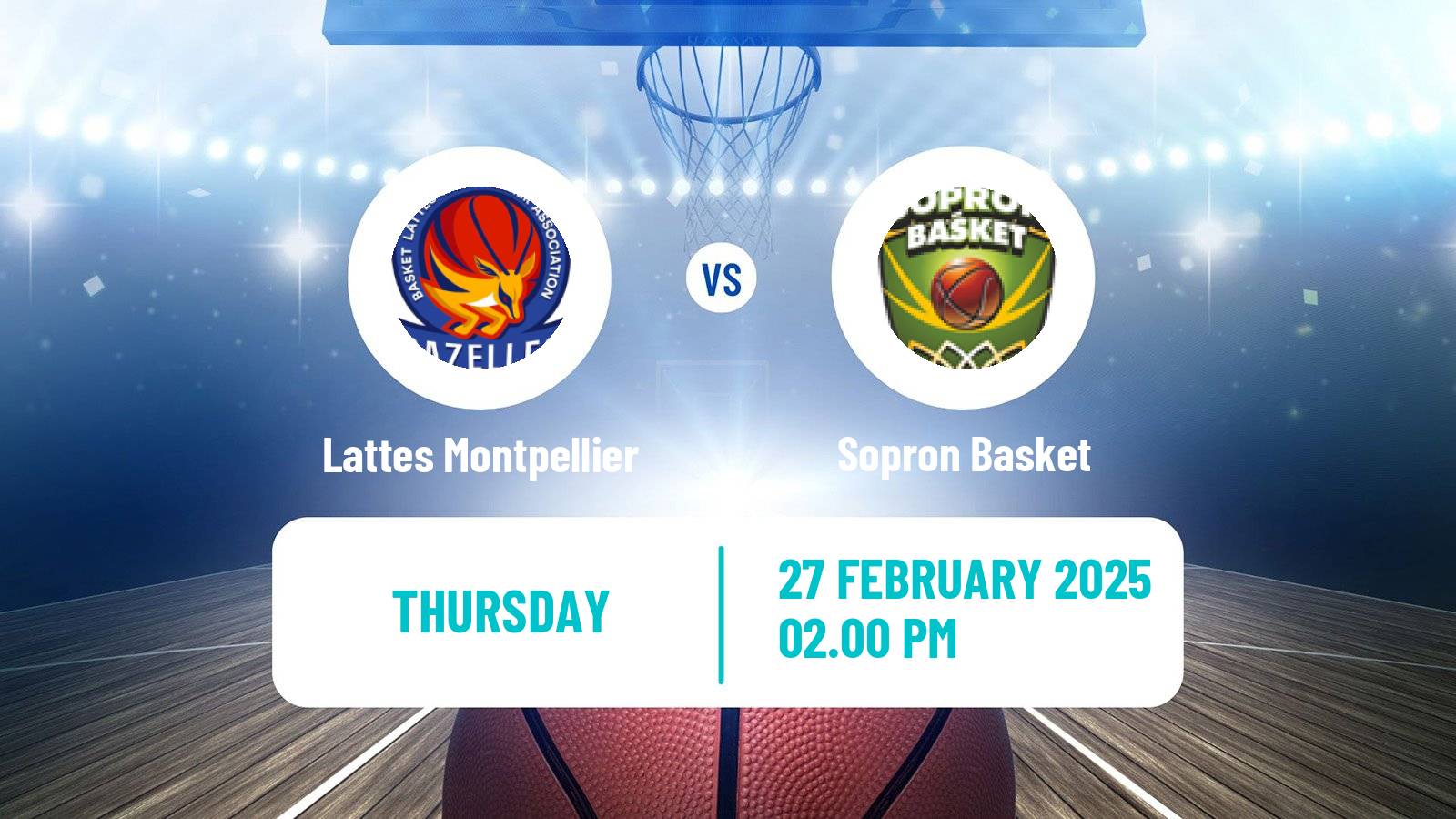Basketball Eurocup Women Lattes Montpellier - Sopron Basket