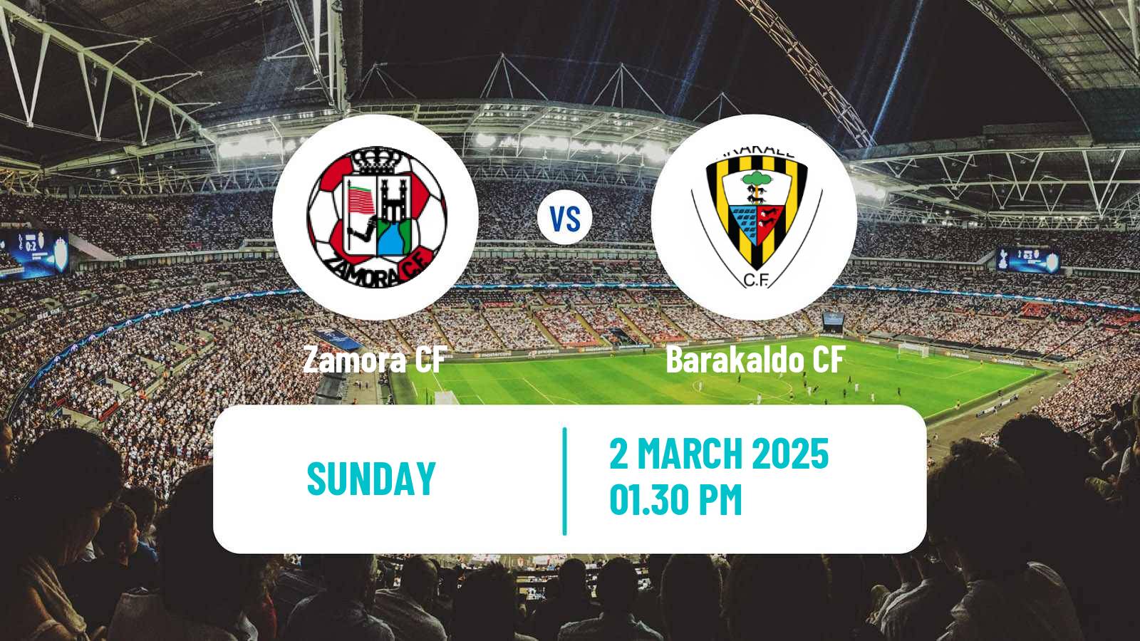 Soccer Spanish Primera RFEF Group 1 Zamora - Barakaldo