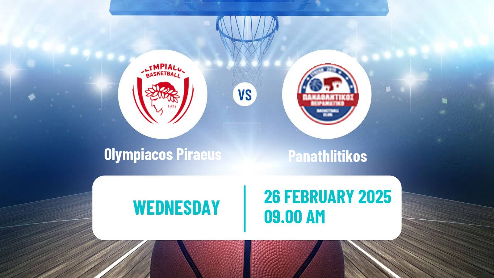 Basketball Greek Basket League A1 Women Olympiacos Piraeus - Panathlitikos
