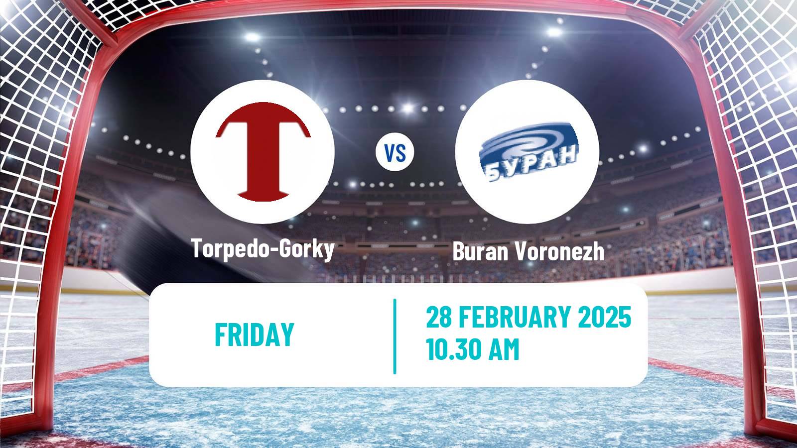 Hockey VHL Torpedo-Gorky - Buran Voronezh