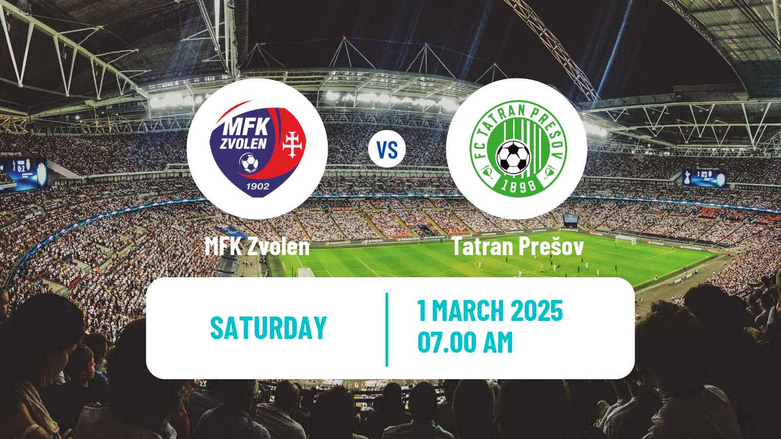 Soccer Slovak 2 Liga Zvolen - Tatran Prešov