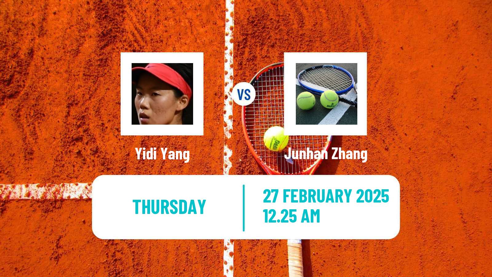 Tennis ITF W15 Maanshan Women Yidi Yang - Junhan Zhang
