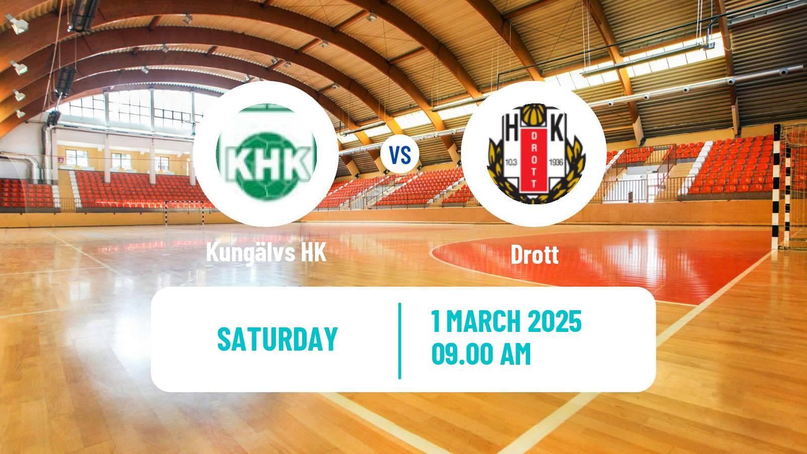 Handball Swedish Allsvenskan Handball Kungälvs - Drott
