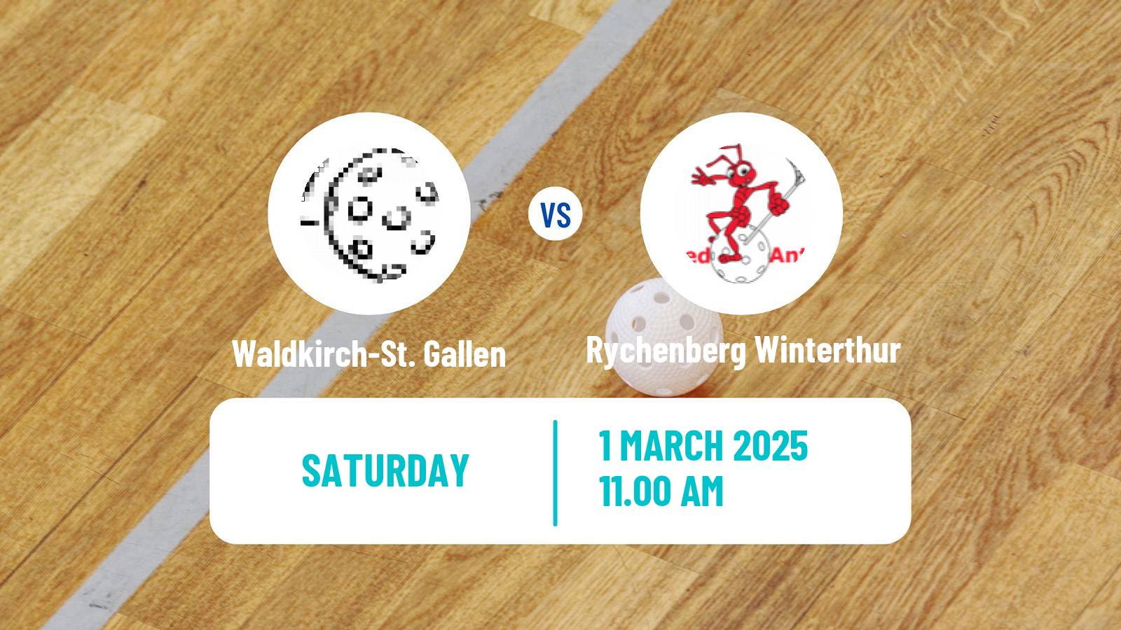 Floorball Swiss NLA Floorball Women Waldkirch-St. Gallen - Rychenberg Winterthur