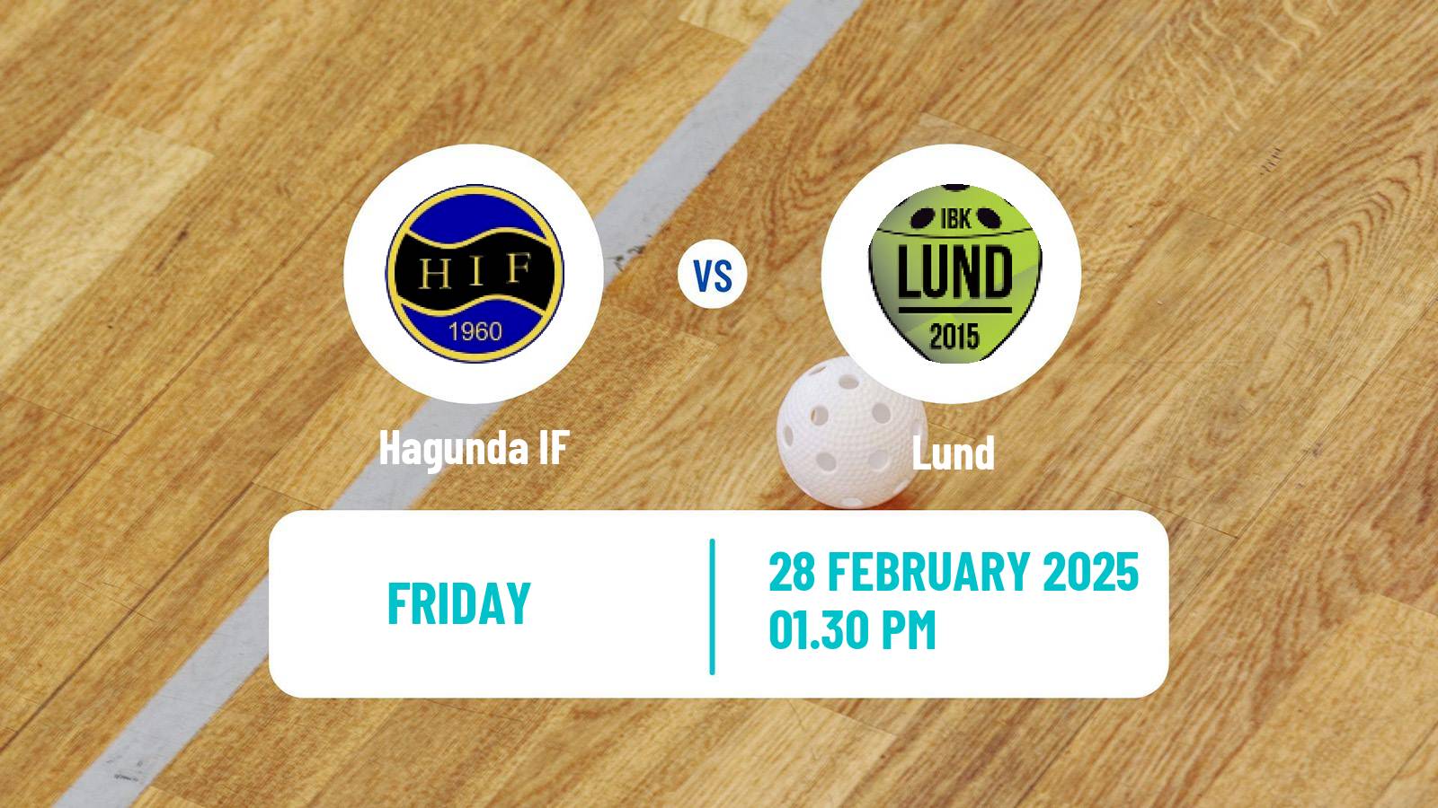 Floorball Swedish Allsvenskan Floorball Hagunda - Lund