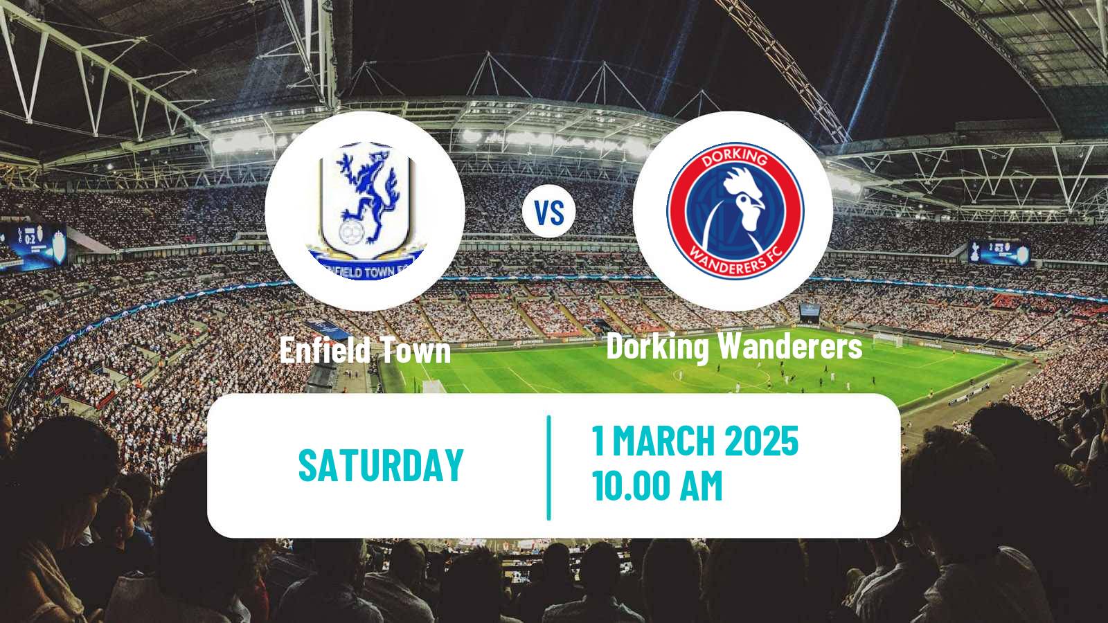 Soccer English National League South Enfield Town - Dorking Wanderers