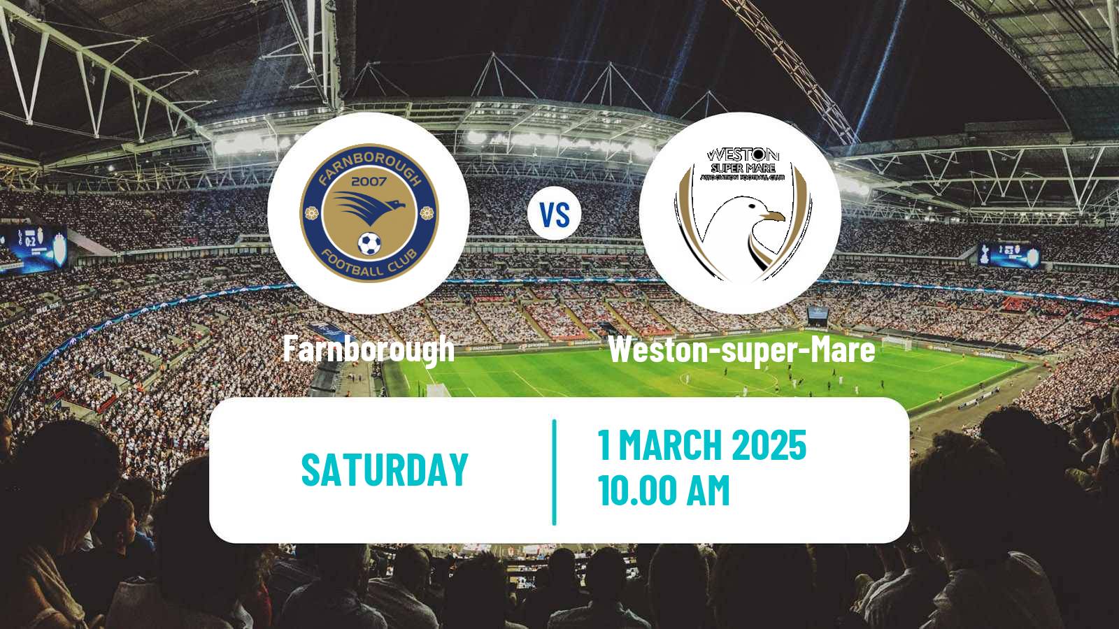 Soccer English National League South Farnborough - Weston-super-Mare