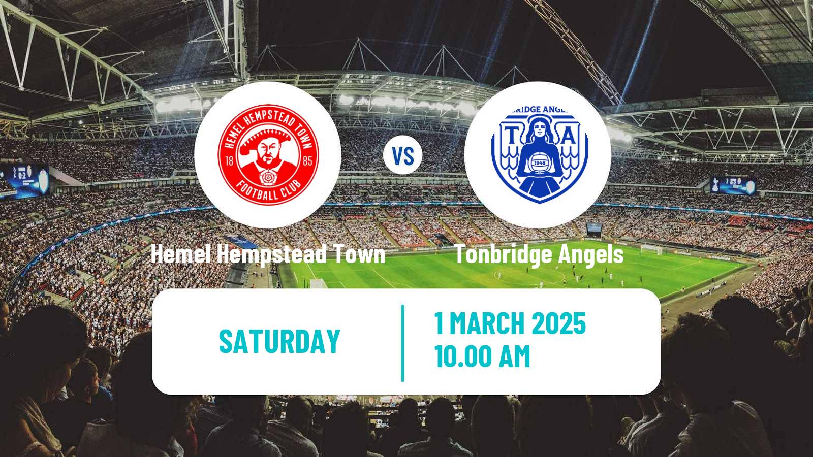 Soccer English National League South Hemel Hempstead Town - Tonbridge Angels