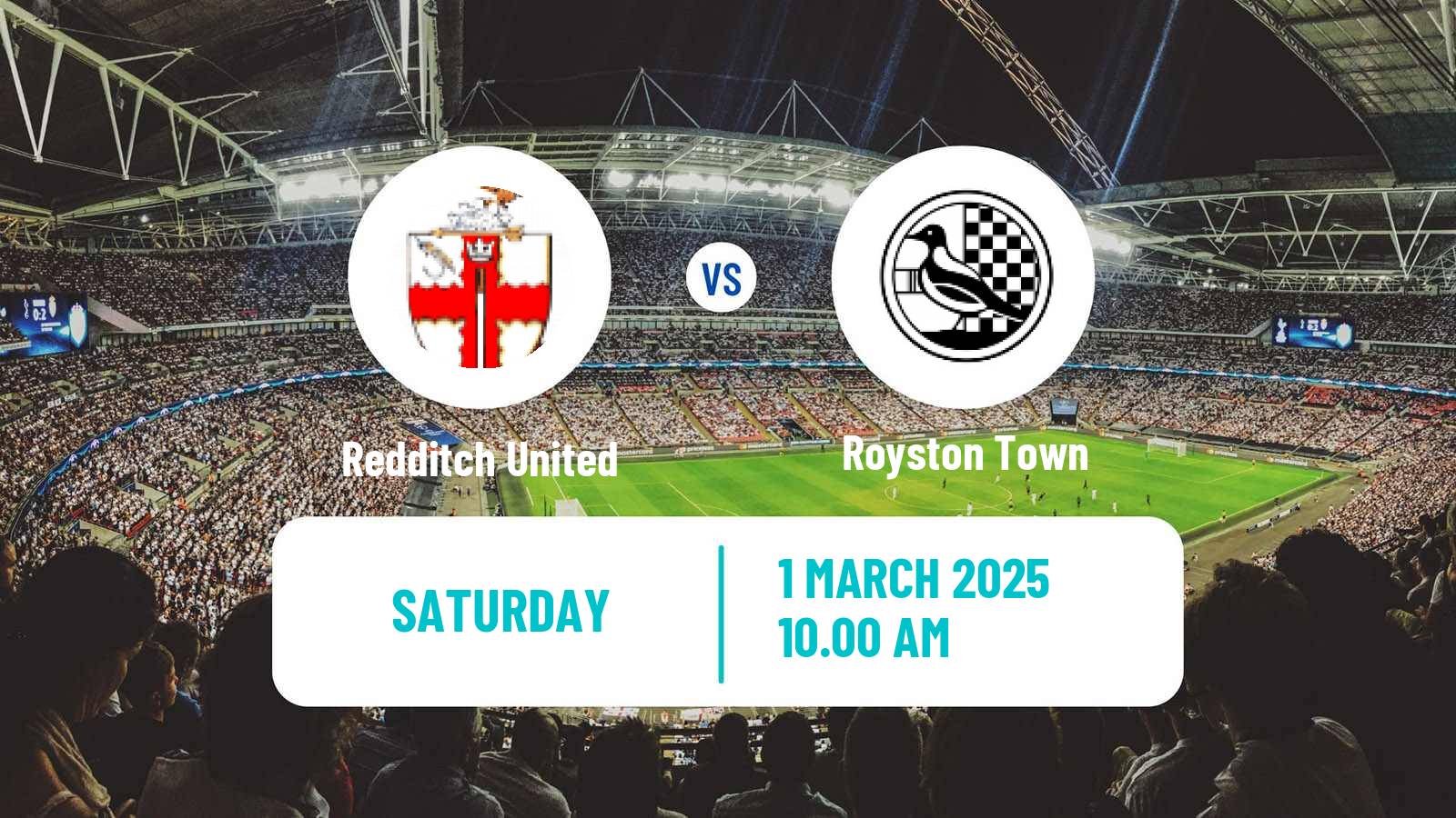 Soccer English Southern League Central Division Redditch United - Royston Town