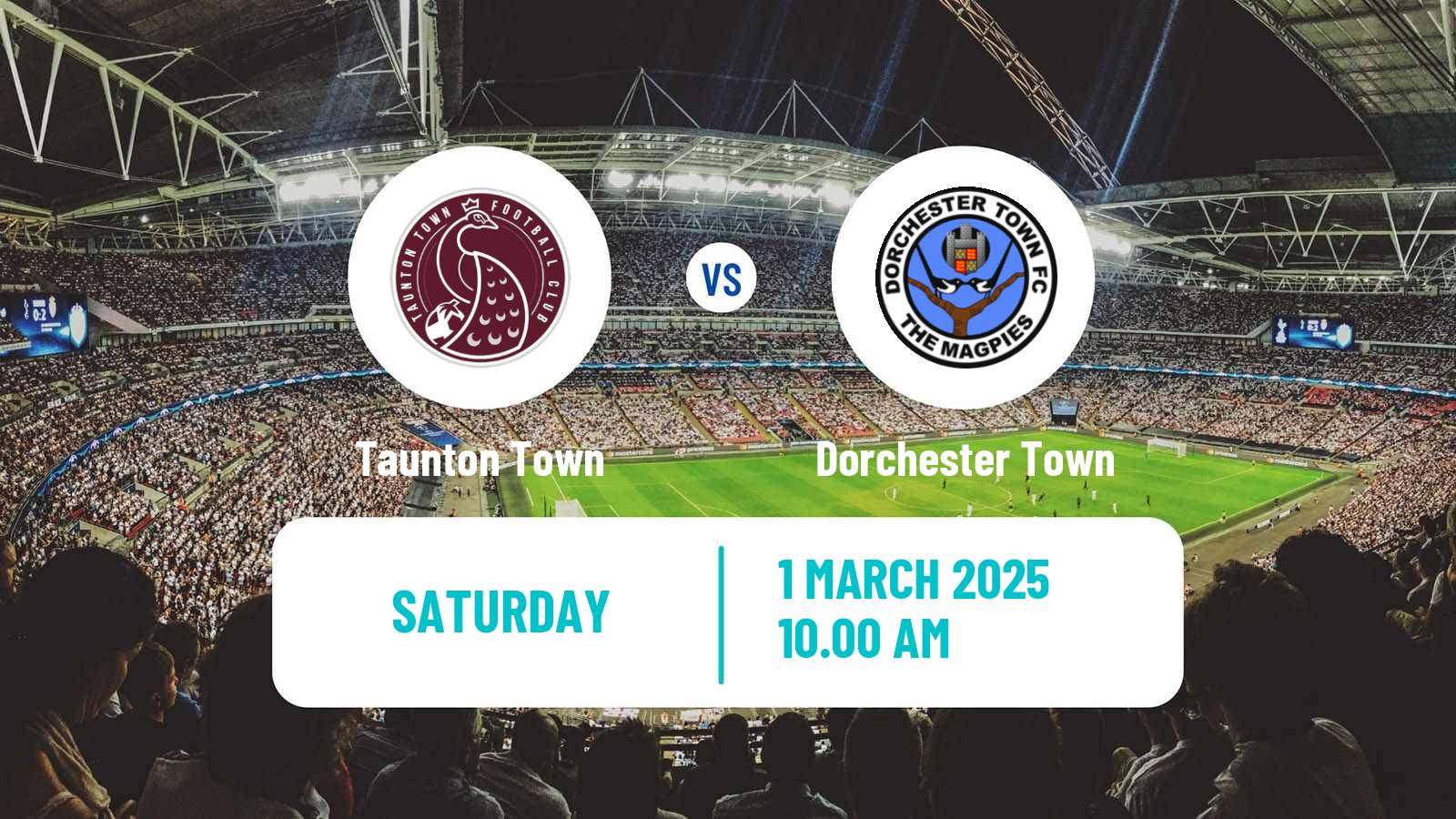 Soccer English Southern League South Division Taunton Town - Dorchester Town