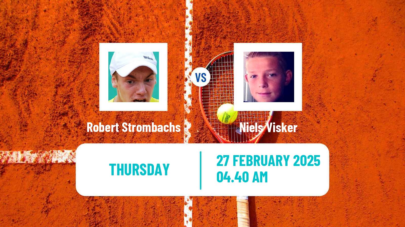 Tennis ITF M15 Sharm Elsheikh 5 Men Robert Strombachs - Niels Visker
