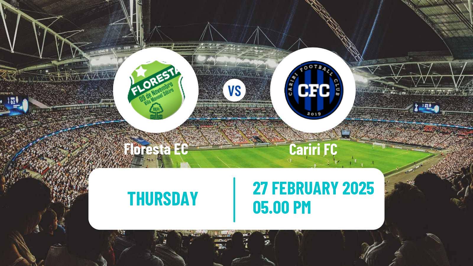 Soccer Brazilian Campeonato Cearense Floresta - Cariri