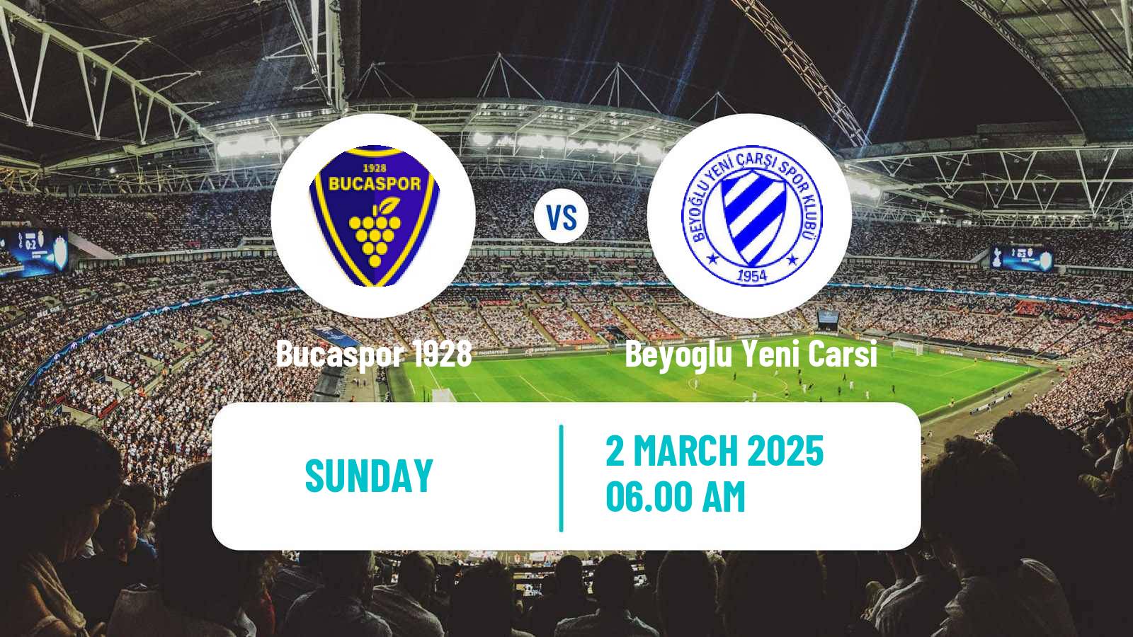 Soccer Turkish Second League Red Group Bucaspor 1928 - Beyoglu Yeni Carsi