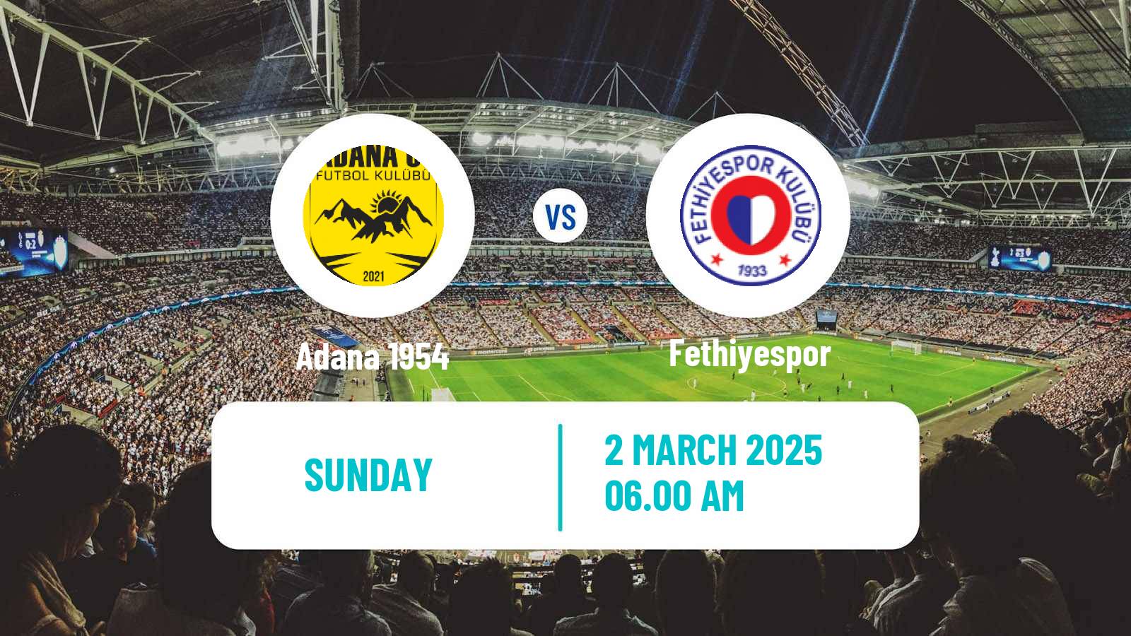 Soccer Turkish Second League White Group Adana 1954 - Fethiyespor