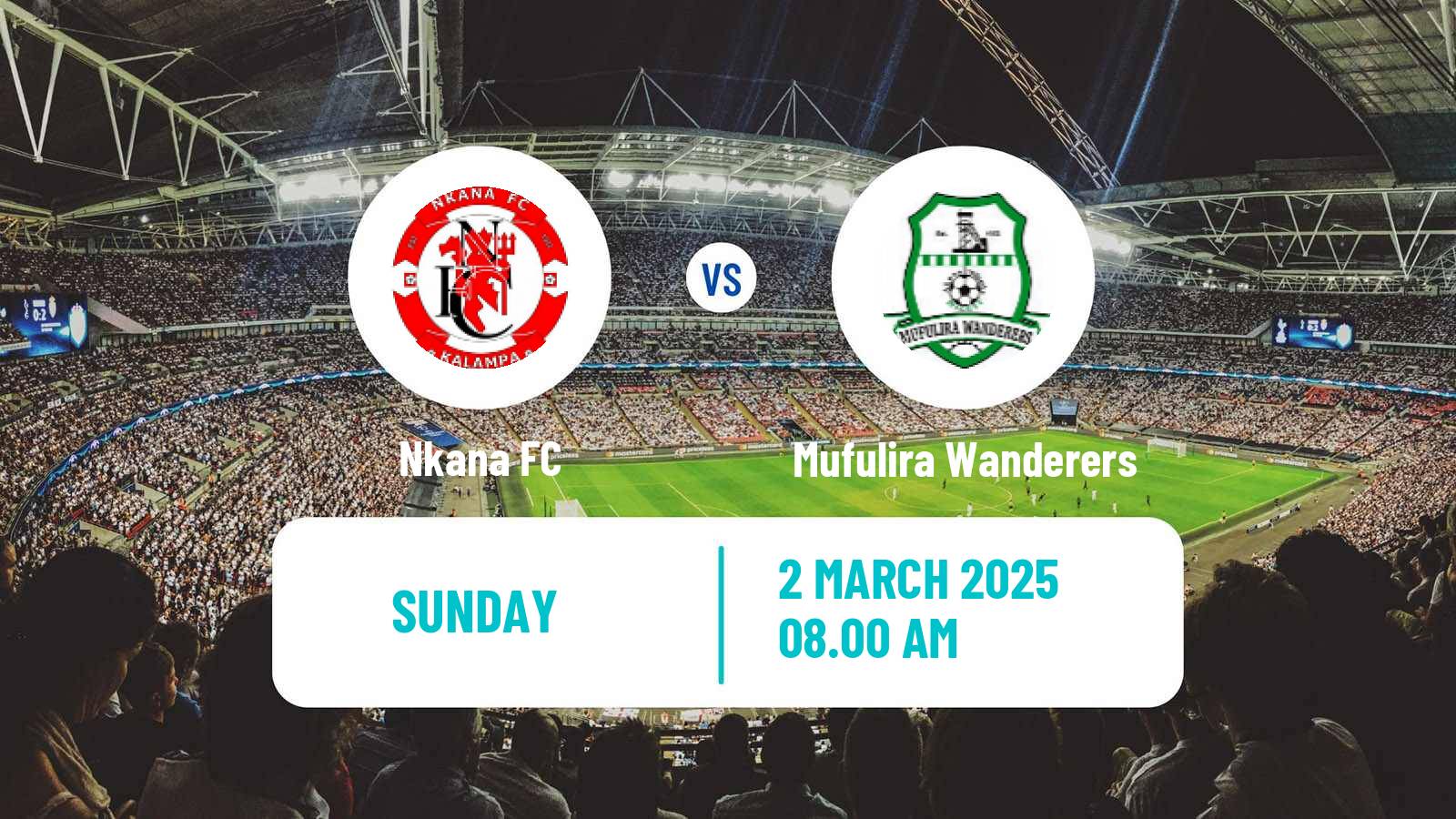Soccer Zambian Premier League Nkana - Mufulira Wanderers