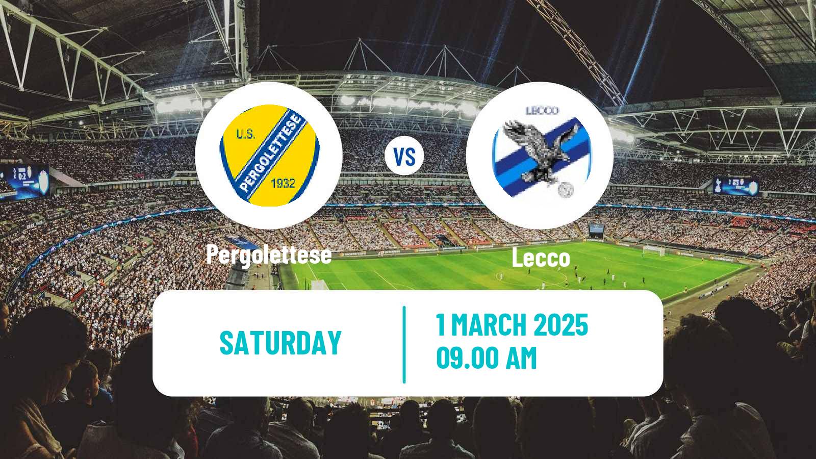 Soccer Italian Serie C Group A Pergolettese - Lecco