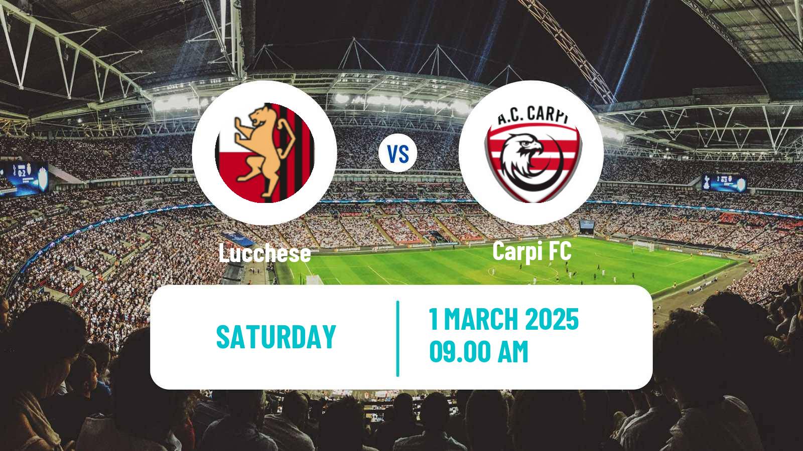 Soccer Italian Serie C Group B Lucchese - Carpi
