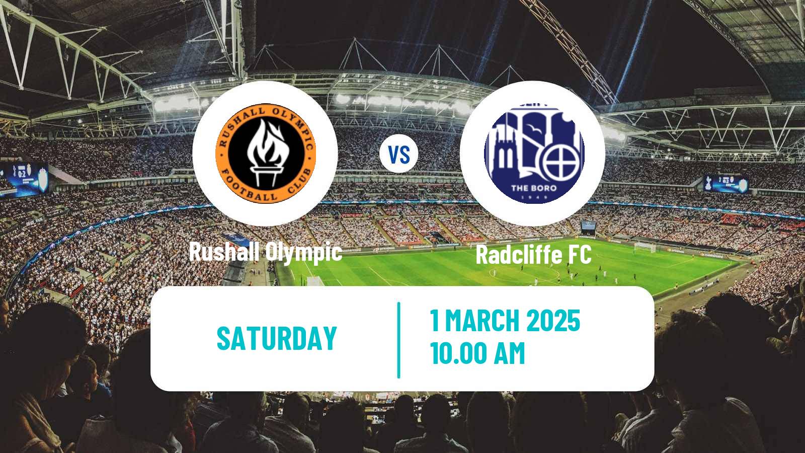 Soccer English National League North Rushall Olympic - Radcliffe
