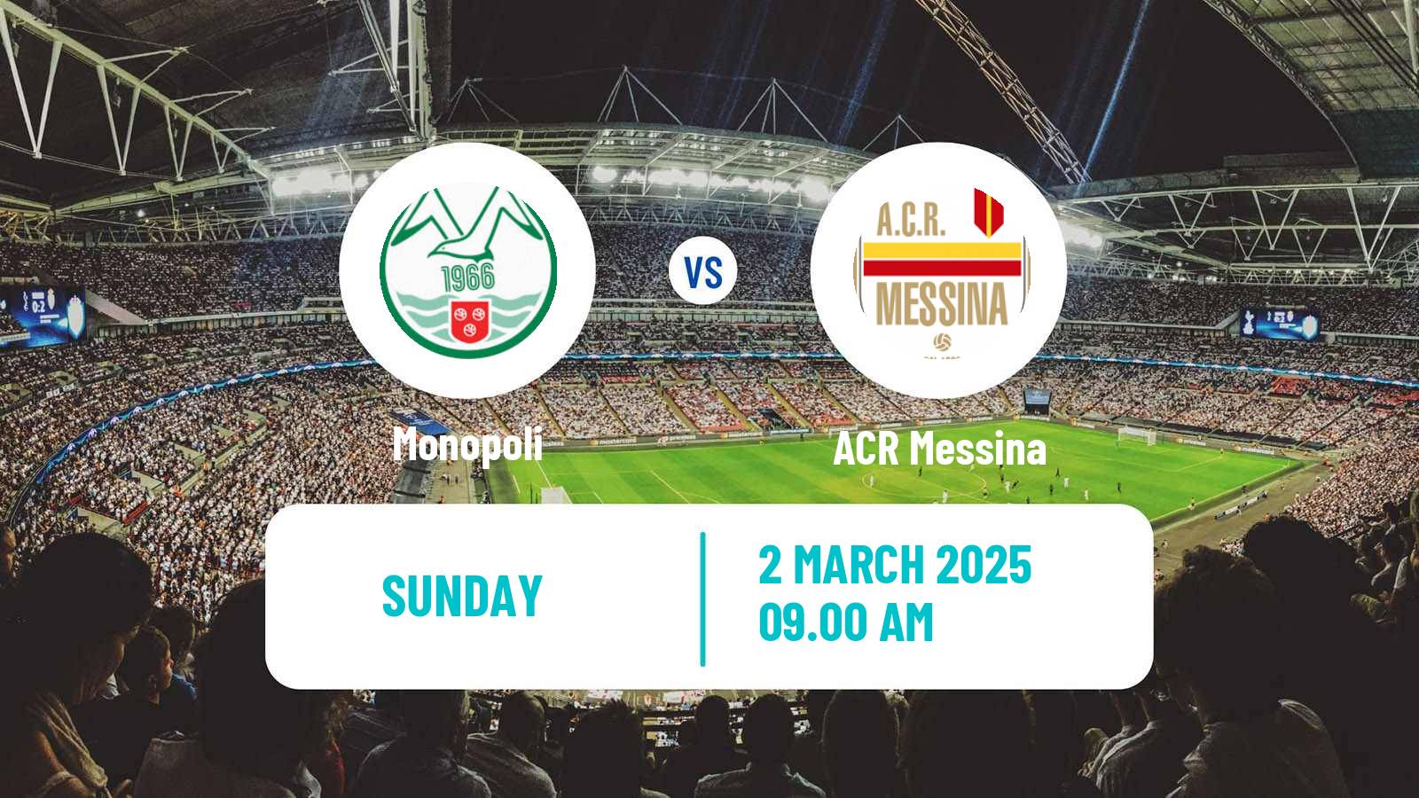 Football Italian Serie C Group C Monopoli - ACR Messina