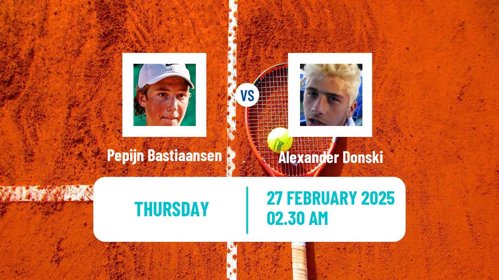 Tennis ITF M15 Pretoria 2 Men Pepijn Bastiaansen - Alexander Donski
