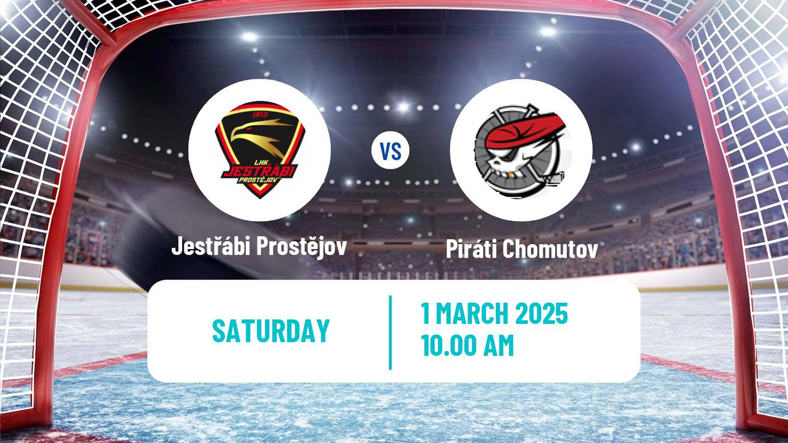 Hockey Czech Chance Liga Jestřábi Prostějov - Piráti Chomutov